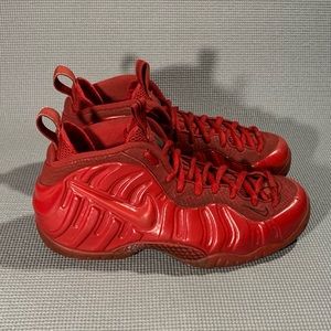 Nike Air Foamposite Pro Gym Red Men’s size 10.5 Great Condition SKU 624041 603